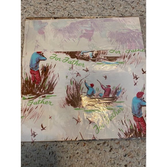 Large Lot vintage Flat Wrap Gift Wrap Wedding, Shower Birthday Scrapbooking Cars - Picture 13 of 15